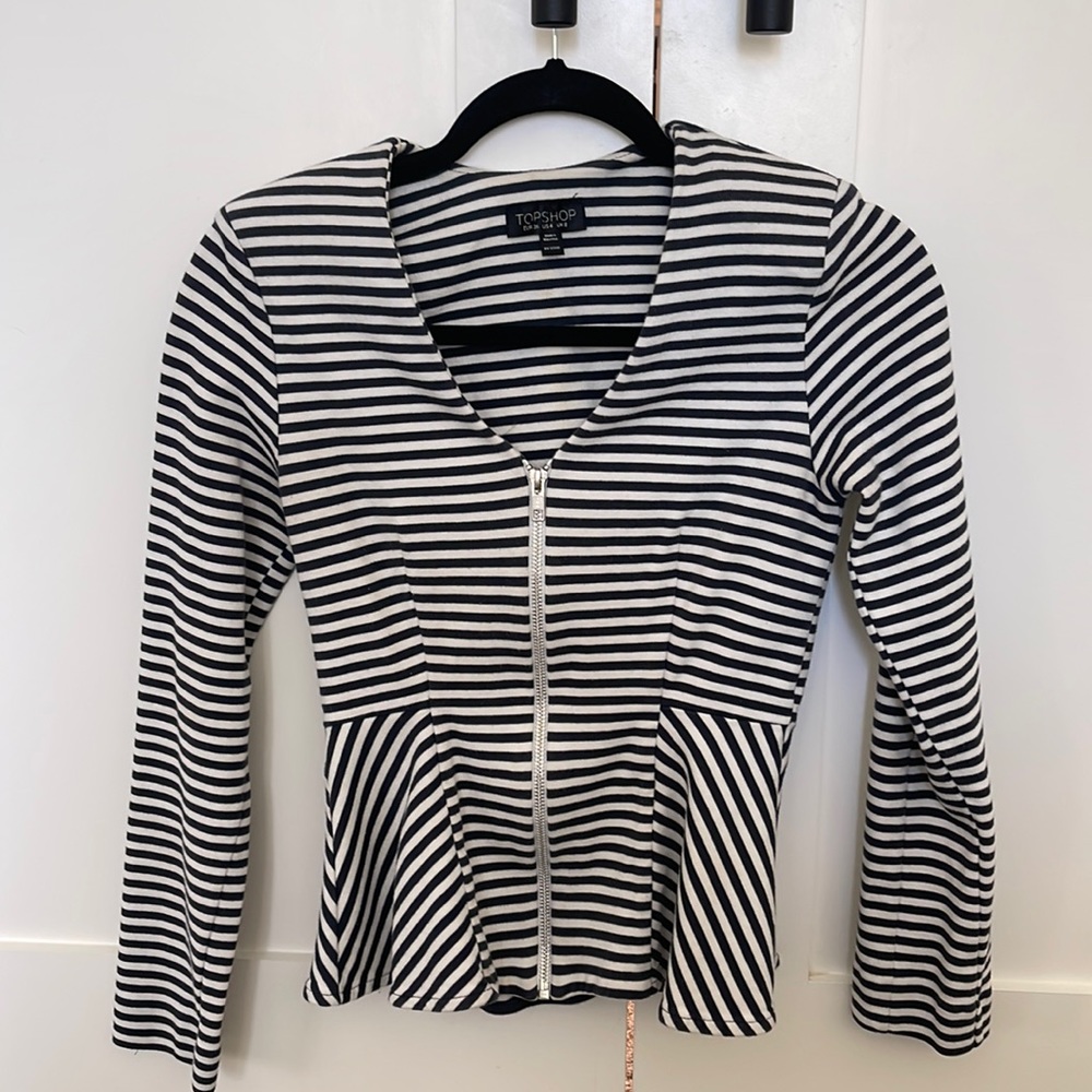 Stripped topshop shirt